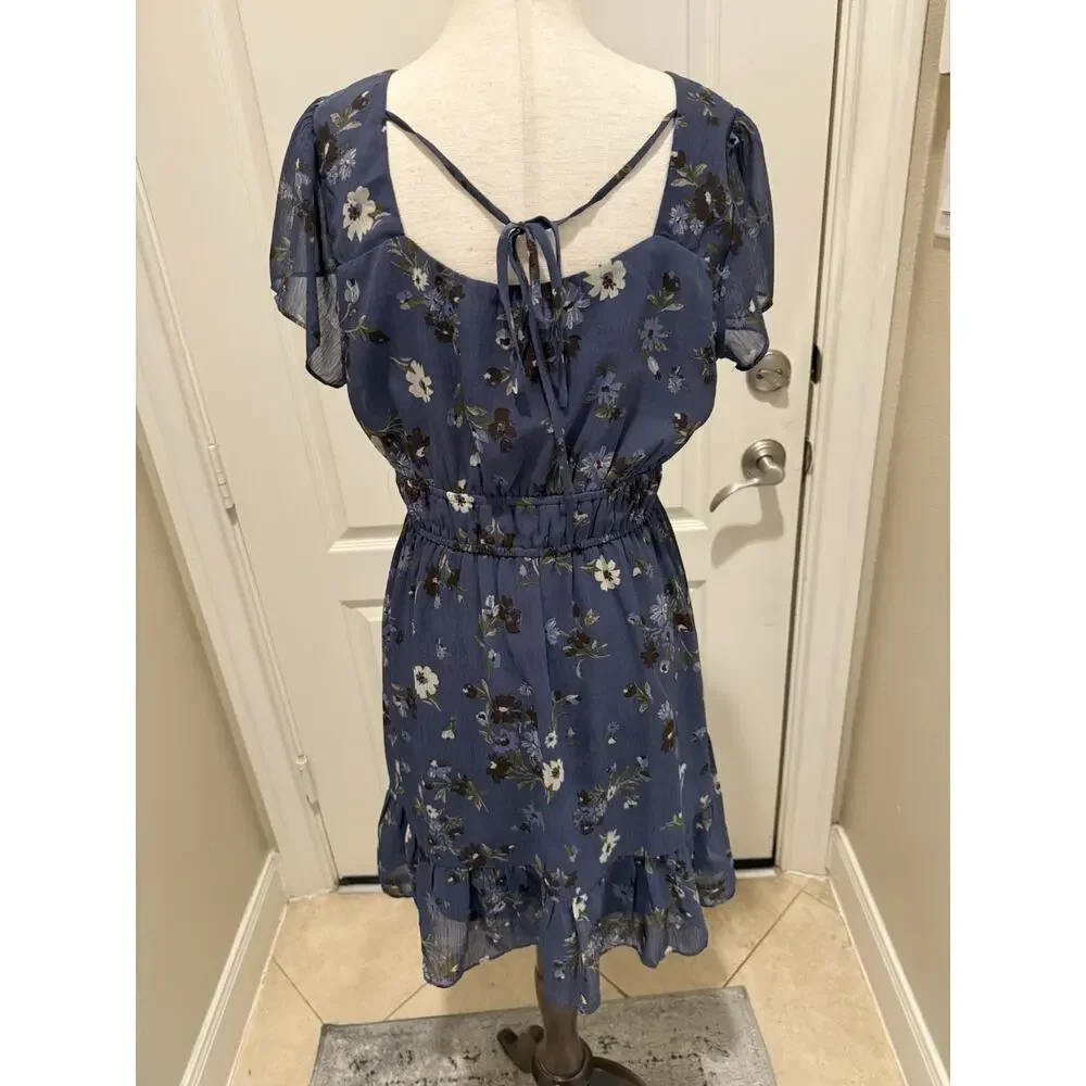 Altard State Blue floral girls ladies dress size Large - Picture 3 of 6